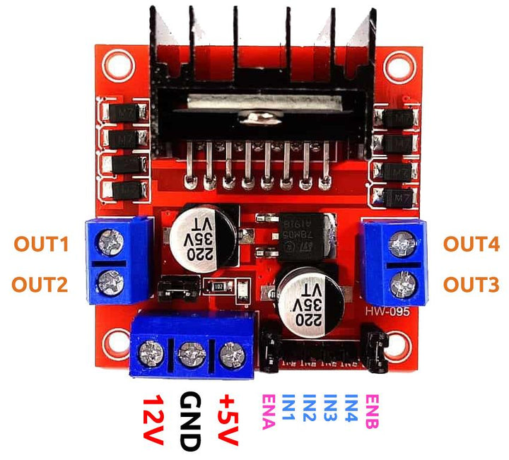 L298N Stepper Motor Driver Module
